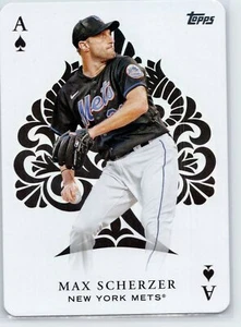 2023 Topps Max Scherzer #AA-25 All Aces Insert New York Mets - Imagen 1 de 2