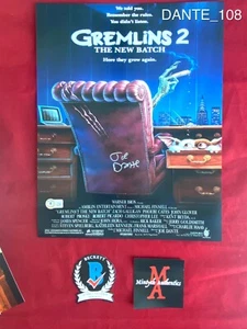 JOE DANTE AUTOGRAPHED SIGNED 11x14 PHOTO! GREMLINS! STRIPE! GIZMO! BECKETT COA! - Picture 1 of 1