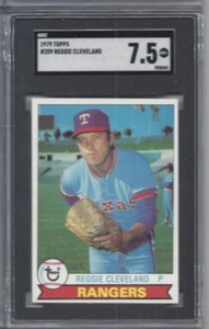 Tarjeta de béisbol 1979 Topps #209 Reggie Cleveland Texas Rangers SGC 7,5 inv#8681 - Imagen 1 de 2