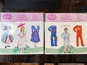 Colección de muñecas victorianas de papel vintage Victorianna - Imagen 1 de 5