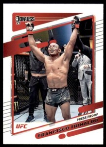 2022 Donruss UFC Base Press Proof Silver #199 Francisco Trinaldo - Welterweight
