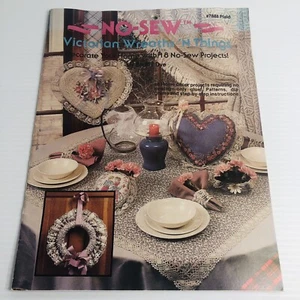No-Sew Victorian Wreaths N Things Sandy Dye #7888 Plaid VTG 1985 - Picture 1 of 10