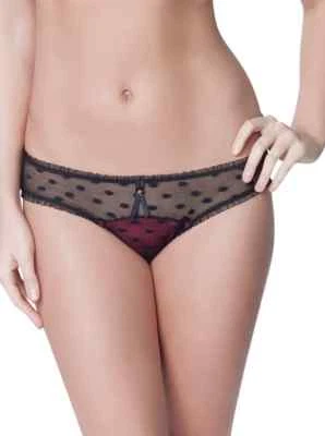 Новый с Ярлыками $28 Parfait от Affinitas Kitty бразильские стринги 2141 размеров маленький - 2XL черный/красный - Изображение 1 из 2