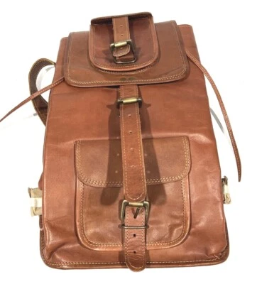 Anna Men's Leather Travel Backpack - Image 1 of 4