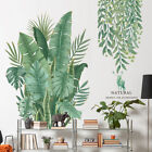 Green Leaves Wall Stickers Home Living Room Decorative Vinyl Wall Decal Pl.cf