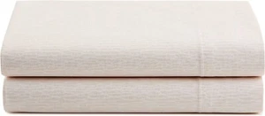 Calvin Klein Home Blush Gossomer Pillowcase Pair, STANDARD, Ecru, 100% Cotton - Picture 1 of 8