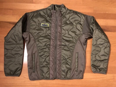 Nueva chaqueta de bombardero S Nike Air Peace Love baloncesto oliva CK6857-222 Travis Scott Foto 1 de 4