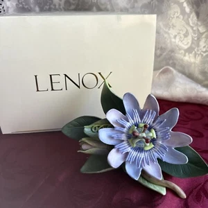 LENOX PASSION EXOTIC FLOWER Collection Sculpture NEW in BOX with COA - Picture 1 of 16