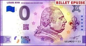 LOUIS XVIII / BILLET 0 € / NULL EURO-SCHEIN / UEUM 2021-3 - Picture 1 of 1