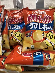 5pcs Calbee Potato Crisps Salt Flavor- Japanese Snacks - Picture 1 of 5