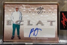 2023 Leaf Pop Century Decadence PETE DAVIDSON Eclat Bronze Autograph 07/10