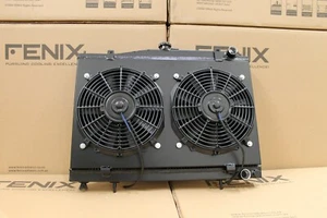 Fits Nissan Skyline R33/R34 Stealth FENIX Alloy Radiator & Fan Shroud Combo - Picture 1 of 6