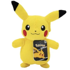 Pikachu Pokemon Corduroy 10” Plush - NWT - Picture 1 of 3