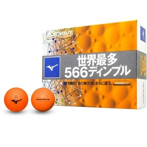 MIZUNO Golf Ball NEXDRIVE Orange 1 Dozen (12 pieces) Distance Type from Japan - Picture 1 of 5