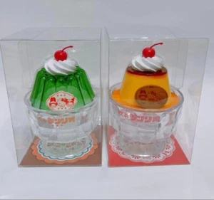 Cafe Sanrio Pudding jello jelly shaped accessory case Set of 2 Unopend - Picture 1 of 3