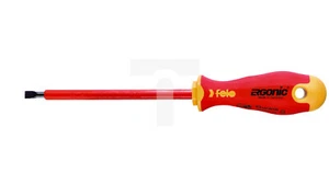 Flat-head screwdriver 8.0 x 1.2 insulated 1000V Ergonic 400 VDE 41308090 /T2UK - Picture 1 of 1