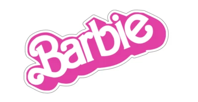 MINI LOGO 8x5cm 3pcs Barbie Vinyl Stickers Laptop Mobile Phone Books Waterproof