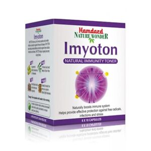 Hamdard IMYOTON 60 Capsules Pack Herbal Unani Free Shipping | Buy More Save More