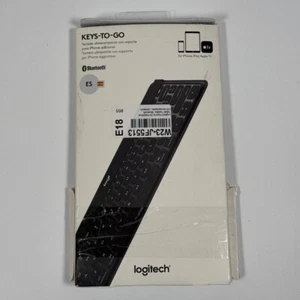 Logitech Keys-to-Go Portable Wireless Keyboard for Apple Devices and PC - Black - Picture 1 of 5