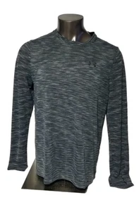 Under Armour Seamless Long Sleeve Stretch Shirt Sz L Running Top Men's 1359873 - Picture 1 of 9