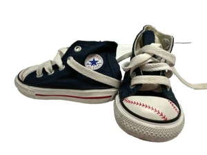Converse All Star Kids High Top Sneakers Classic Navy Blue Size 4 CM 11.5 - Picture 1 of 6