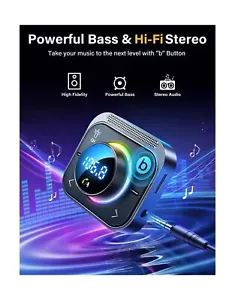 Nuovissimo Adattatore Bluetooth 5.3 FM/AUX Bluetooth per Auto, JOYROOM - Foto 1 di 11
