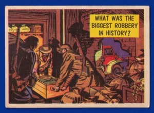 BIGGEST ROBBERY IN HISTORY 1961 TOPPS ISOLATION BOOTH #13 VG-EX NO CREASES - Picture 1 of 2