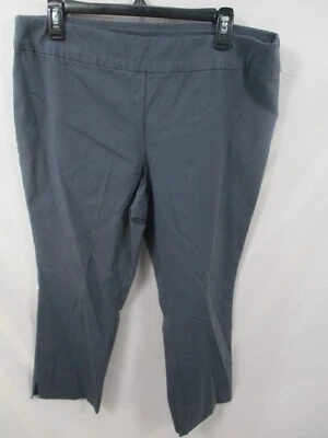 Calça Feminina Marla Wynne 18PW Cinza Cintura Elástica Plus Pequena Puxar Mistura de Rayon - Imagem 1 de 4