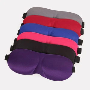 2 Pack Travel 3D Eye Mask Sleep Soft Padded Shade Cover Rest Relax Blindfold - Picture 1 of 19
