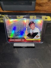 Brooks Robinson Auto 2002 Topps Finest Moments On Card Auto Orioles MLB FMA-BRO