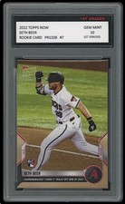 SETH BEER 2022 TOPPS NOW WALK OFF 1ST GRADED 10 ROOKIE CARD ARIZONA DIAMONDBACKS