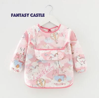 Baby Bibs Waterproof Children's Smock Toddler Feeding Kids Apron Painting Art - image 1 of 4