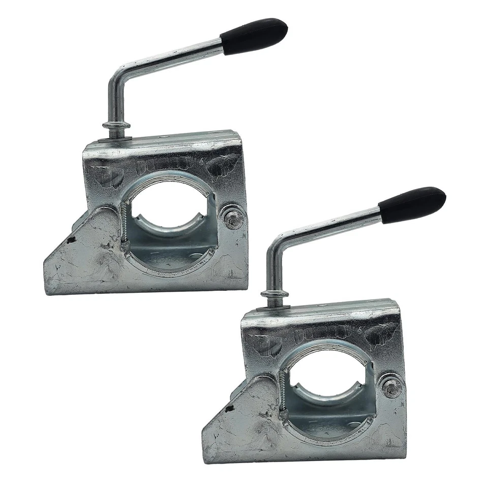 2x Klemmschelle Klemmhalter 60mm Rohrstütze Stützrad Abstellstütze - Bild 1 von 1