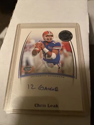 2007 Press Pass Legends Football---Autographed---#43 Chris Leak (12 Gauge) SP - Image 1 of 2