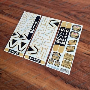 Rare VITUS 979 Aluminium BiCycle White Decals Stickers for Re-sprays Kit + GIFT - Picture 1 of 4