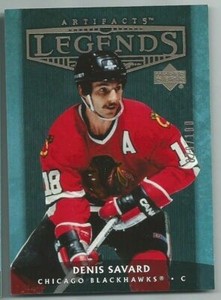 2005-06 Upper Deck Artifacts Denis Savard Legends #29/100 Blackhawks #146