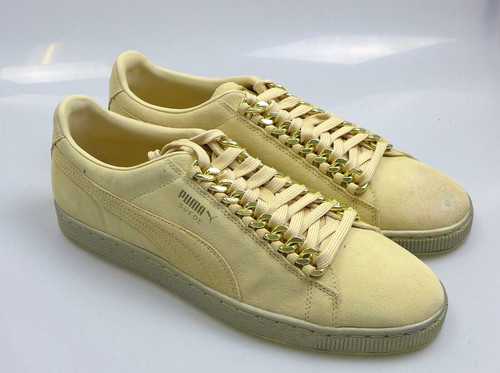 Puma Suede Classic X Chain 'Reed Yellow' EU 45 US 11 5 UK 10 5 scamosciato beige