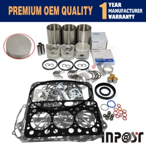 D1402 Overhaul Rebuild Kit For Kubota Engine New Holland L454 L455 L2402 Tractor - Picture 1 of 6