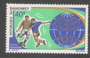 Dahomey #C121 (AP42) VF MNH - 1970 40fr Soccer Players and Globe - Picture 1 of 1