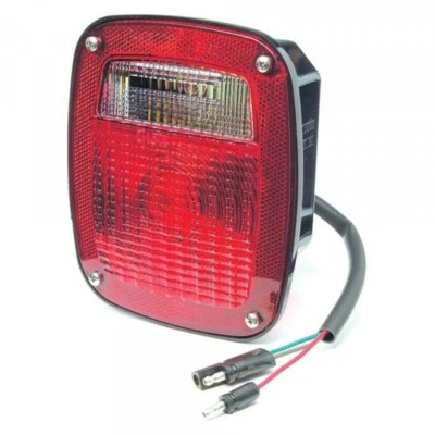 Grote 52972 OE lanterna(s) traseira(s) de dois parafusos de substituição Ford® com rabo de porco e plugue moldado - Imagem 1 de 4