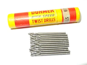 30 Stück SKF GAUBE #48 HSS Bright Finish Stummelschraubenmaschine Länge Bohrer ENGLAND - Bild 1 von 1