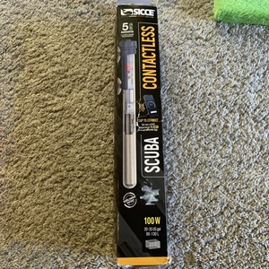 SICCE Scuba 100 Watt Contactless App Adjustable Aquarium Fish Tank Heater Smartp - Picture 1 of 4