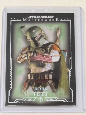 Boba Fett 2015 Topps Star Wars Masterwork Green Parallel #59 serial 6 of 50 - Image 1 of 2