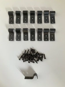 15 Spare SHELF CLIPS & 30 Screws for NISSE STRING Shelving, Brackets, Hooks, VGC - Picture 1 of 7