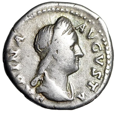 Sabina (Esposa de Adriano) AR Denario "Retrato y Concordia" Bueno Fino Foto 1 de 4