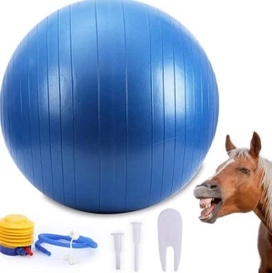 Hüteball für Pferd, 40" Anti-Burst Riesen Fußball Spielzeug für Pferde, Pumpe... - Bild 1 von 7
