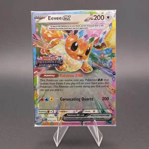 Eevee ex 075/131 Evoluciones Prismáticas Estampadas Promo Pokémon Juego de Cartas Coleccionables Sellado Casi Nuevo - Imagen 1 de 2