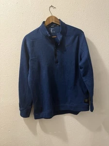 Nike Golf Men's Thermal Repel Golf Half Zip Pullover (932350) Navy Blue Large - Picture 1 of 5