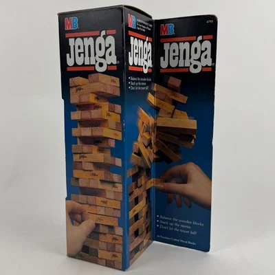 Milton Bradley Jenga Vintage 1986 Classic Wooden Block Game - Image 1 of 4