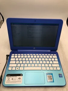 HP Stream 11 Intel Celeron 2GB RAM 32 GB eMMC 11" Laptop BLUE -GOOD BATTERY! MZ - Picture 1 of 6
